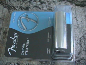 FENDER CHROME STEEL SLIDE 1 - MODEL 099-2301-003 NEW! - Picture 1 of 1