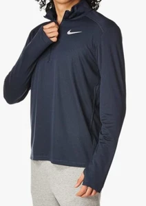 Nike Pacer 1/2 Zip Running Long Sleeve Top Soft Knit Obsidian Training Mens 3XL - Picture 1 of 4