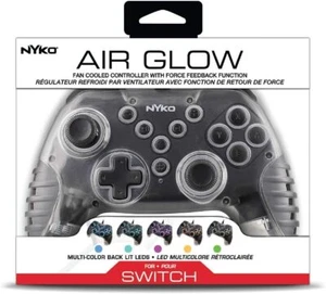 NYKO [ AirGlow ] LED Fan-Cooled Wired USB Force Feedback Controller (Switch) New - Picture 1 of 10