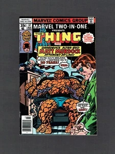 Marvel Two-In-One #37 Marvel 1977 NM- Thing & Daredevil's Alter Ego Matt Murdock - Picture 1 of 2