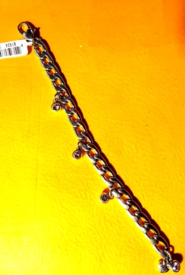 Brazalete Brighton a Little cadena voluminosa - con 4 cristales colgantes - nuevo con etiquetas - etiqueta de salida Foto 1 de 2