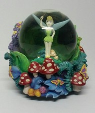Rare Disney Tinkerbell Snow Globe Peter Pan "You Can Fly" Music Lights
