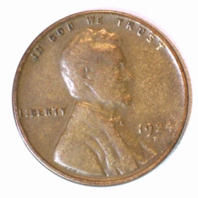 1924-D Lincoln Cent - Image 1 of 3
