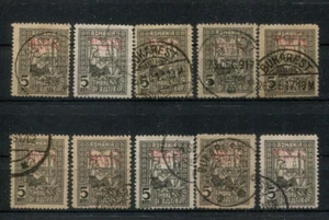 Rumanía - Ocupación alemana - Lote ZZ 1 / 2 o (5 x ) ( 29185 m ) - Imagen 1 de 1