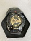 Casio G-SHOCK GA110GB-1A 51.2mm Black Resin Case with Black Resin Band Men&#39;s