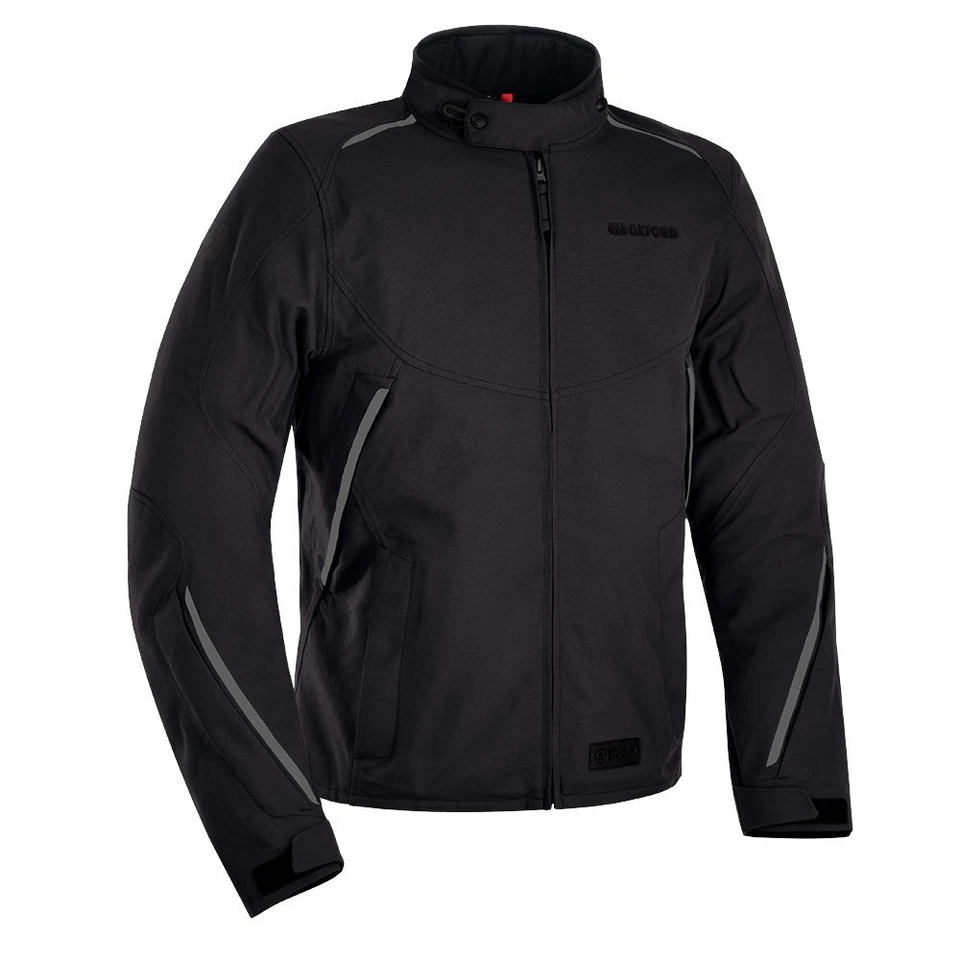 Oxford Hinterland Laminated Motorcycle Jacket Black 2XL. EU 56. UK 46.