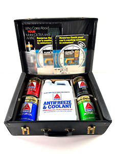 RARE Citgo Oil Gas Salesman Sample Suitcase w/ Cans Ephemera Store Displays