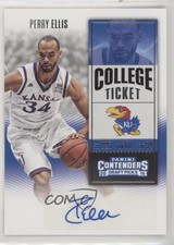 2016-17 Contenders Draft Picks College Ticket Perry Ellis (White Jersey) Auto