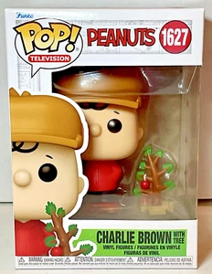 Charlie Brown With Tree Pop #1627 Funko 2024 Peanuts Charlie Brown Christmas - Picture 1 of 9