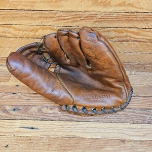 Vintage Wilson A2104 Ball Hawk Enos Slaughter HOF Baseball Handschuh RECHTS Hand LESEN - Bild 1 von 11