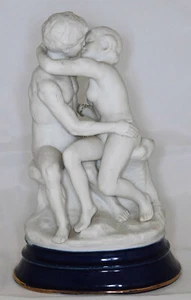Towle Fine Porcelain The Kiss is the famous sculpture of Rodin."True Love" Music - Picture 1 of 7