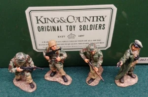 King & Country WWII German Fallschirmjager Set #FJ02A-D / 54mm - MIB - Picture 1 of 8