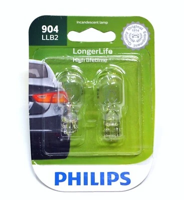 Philips LongerLife 904 9W Dos Bombillas Interior Cargo Maletero Luz Replace Para - Image 1 of 4