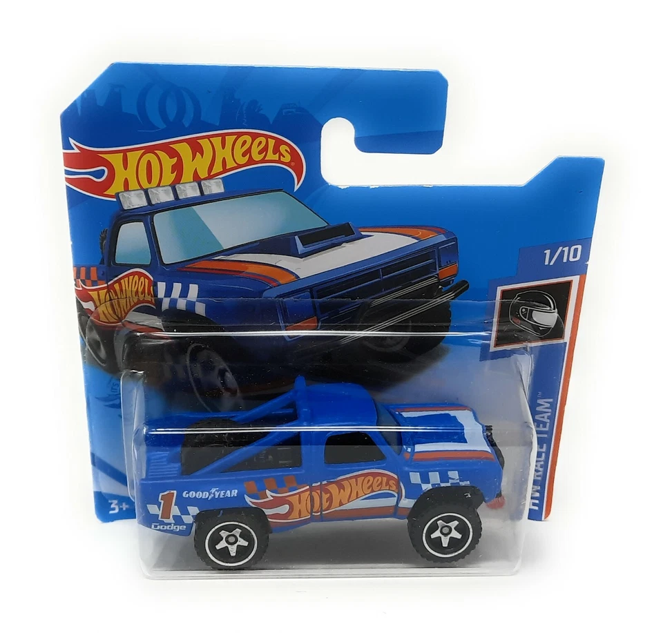 Hot Wheels 168/2021 Dodge D100 1987 blu Pickup Truck scheda corta Malesia - Immagine 1 di 1