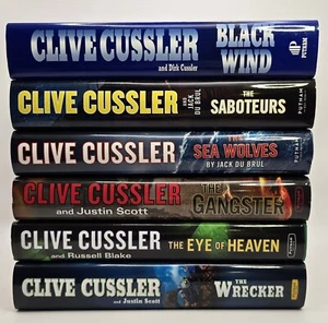 Lot of 6 Hardcover Clive Cussler Books Isaac Bell & Others - Picture 1 of 4