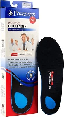 Powerstep SIZE D Protech Full Length Orthotics W: 9 – 9 ½, M: 7 – 7 ½ (Each) - Image 1 of 4