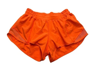 Pantalón Corto Mujer Lululemon Hotty Hot II 2.5" Talla 4 Regular Resaltado Naranja W7AW9R - Imagen 1 de 9