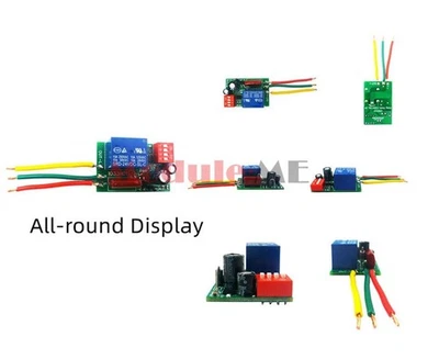 7pcs AC110-220V 7A Timer Delay Relay Module 1-480min 16Mode Turn Off Board - Image 1 of 4