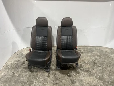 2017-2018 Nissan Titan Driver/Passenger/Rear Leather Platinum Reserve Seats - Image 1 of 4