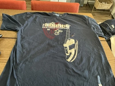 Camiseta The Source Clothing Company Para Hombre Talla 3XL Azul Marino Logo The Source-LEER Foto 1 de 4