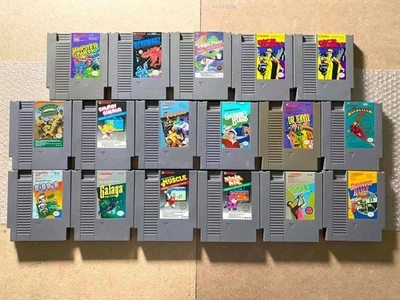 批量 17 件 万代 NES 游戏(Frankenstein Chubby Gilligan Diamond)- 仅含卡丁车 — 第 1/4 张图片