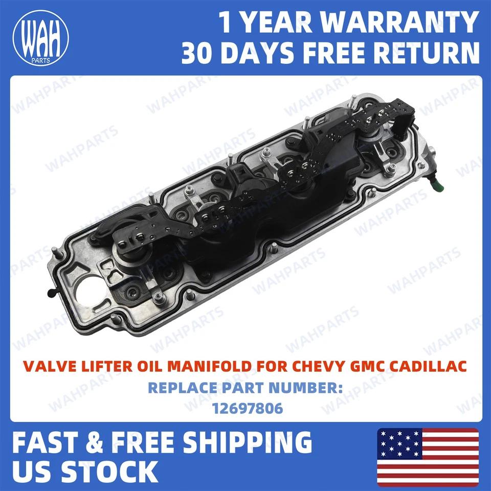 For 2014-2019 Chevy GMC Cadillac 5.3L 6.2L L83 L86 Valve Lifter Oil Manifold - Image 1 of 4