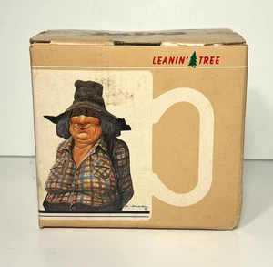 Vintage 1980 Leanin’ Tree 12oz coffee Mug Cup Mike Scovel at my best in morning - Afbeelding 1 van 12