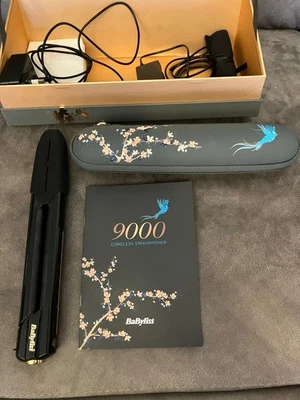 BaByliss 9000 High-Performance Cordless Hair Straightener w Carry Case and Box - Image 1 of 4