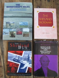 Shetland Islands Scotland Vintage Book Lot Windswept Isles Apostle Dictionary - Picture 1 of 14