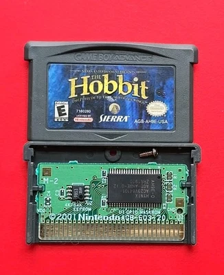 Hobbit Game Boy Advance Auténtico Nintendo GBA Videojuego Limpio Funciona Foto 1 de 4