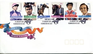 2007 Legends Of Australian Horse Racing - FDC APM39091 Self Adhesive stamps - Picture 1 of 2