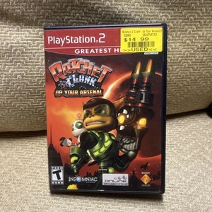 Ratchet & Clank Up Your Arsenal PS2 PlayStation 2 Disc Only Greatest Hits - Picture 1 of 8
