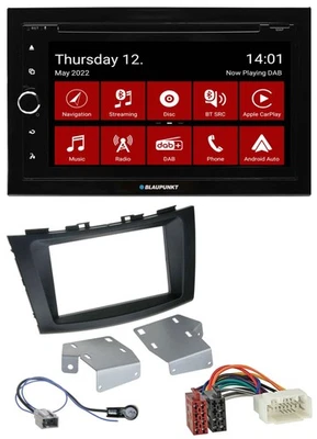Blaupunkt MP3 DVD Bluetooth DAB 2DIN USB Autoradio für Suzuki Swift (ab 2010) - Bild 1 von 4