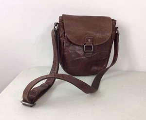 Jack Georges Leather Crossbody Bag Purse - Picture 1 of 6