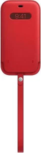 Véritable Apple IPHONE 12 Pro Max Cuir Étui Avec Magsafe - (Produit) Rouge - Photo 1 sur 8