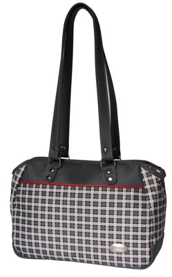 Haberland Fahrrad Shoppertasche Gepäckträgertasche EV5100 anth/kariert