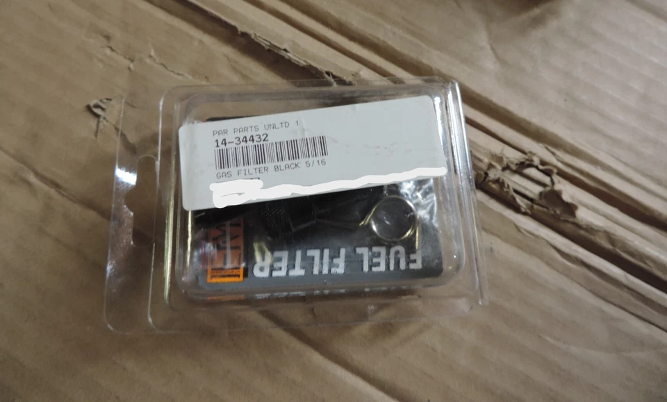 Emgo 14-34432 Universal Fuel Filter with 0.313 in. Inlet 5/16 inch hose barb - Image 1 of 3