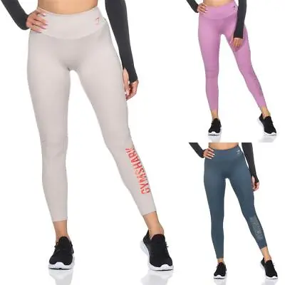 Gymshark Essentials Graphic Leggings Damen Sport Fitness Tights • 24.32€