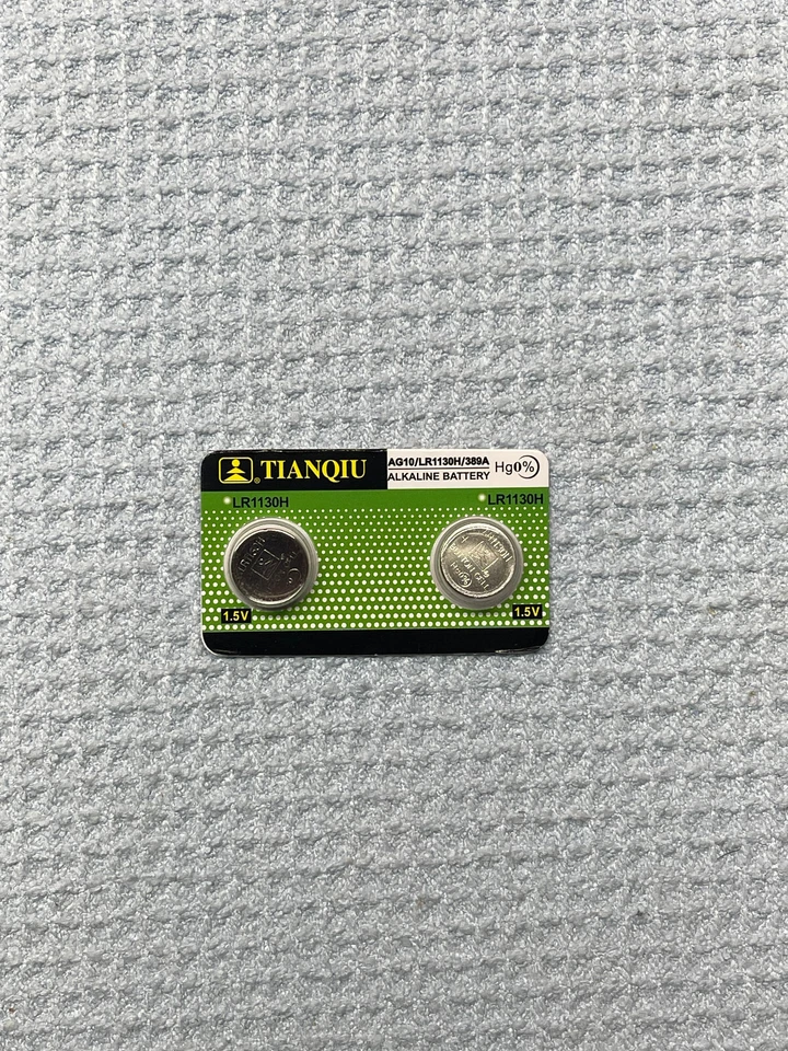 2-pk AG10 389A Watch Battery LR1130 390 189 L1131 LR54 D389 Alkaline Button Cell - Image 1 of 1