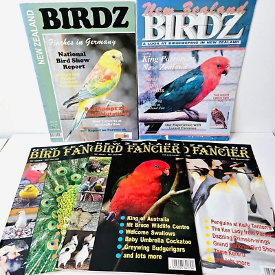 New Zealand Bird Fancier 1990s Magazines Parrots Budgies Poultry Canary x5 - image 1 of 4