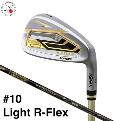 HONMA BERES 09 3S 3 Star Iron Wedge #10 Light R Flex ARMRQ FX Graphite Shaft MTO - Image 1 of 4