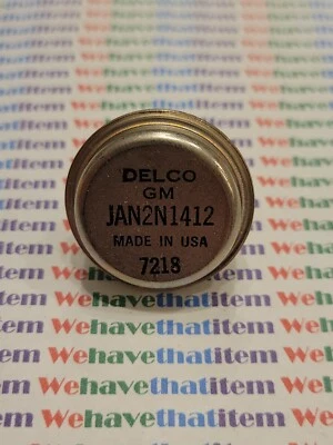 JAN2N1412/ TRANSISTOR / DELCO GM / 1 PIEZA (cantidad) Foto 1 de 4