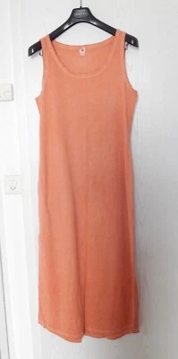 PERUVIAN   CONNECTION SOMMERKLEID  KLEID    GR.L   ORANGE   100 % PIMA COTTON - Bild 1 von 4