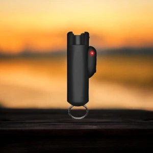 Guard Dog Security AccuFire Black Pepper Spray W/ Laser Keychain Lightweight NEW - Picture 1 of 8