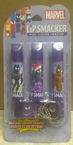 LIP SMACKER MARVEL 3-Pc Flavored LIP BALM & LANYARD SET 6+ BM4 - Picture 1 of 2
