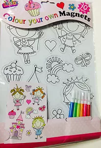 NUEVO Artbox Colorea tu propio Imanes Arte Manualidades infantil niños Nevera - Imagen 1 de 1