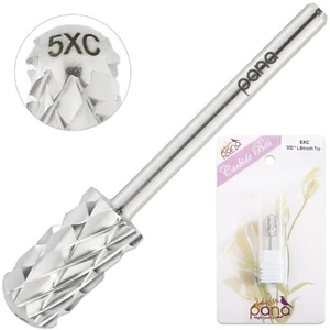 PANA 3/32" Shank Silver Smooth Round Top Large Dome Top Barrel Carbide Bit (5XC) - Picture 1 of 5