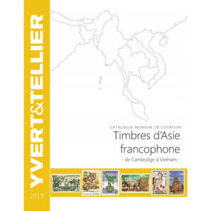 Catalogue Yvert de cotation timbres d'Asie Francophone 2018.