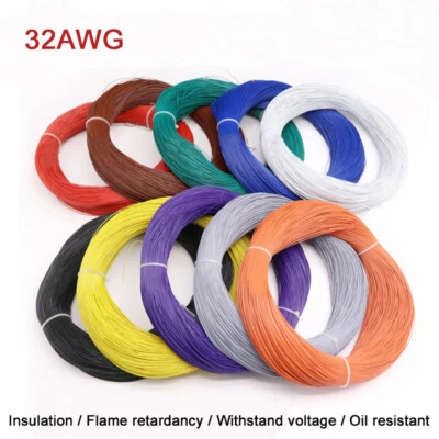 32AWG Flexible Stranded Cable Tinned Copper Wires PVC Insulation UL1571 For LED - Image 1 of 3