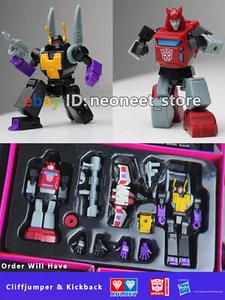 AULDEY Transformers G1 Cliffjumper Kickback Laserbeak Action Figure Model Toy - Picture 1 of 22